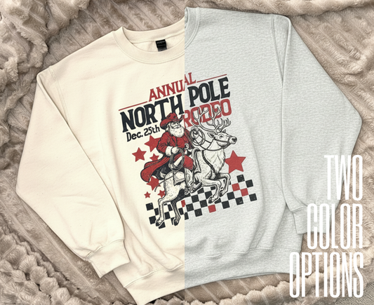 Rodeo Santa Sweatshirt