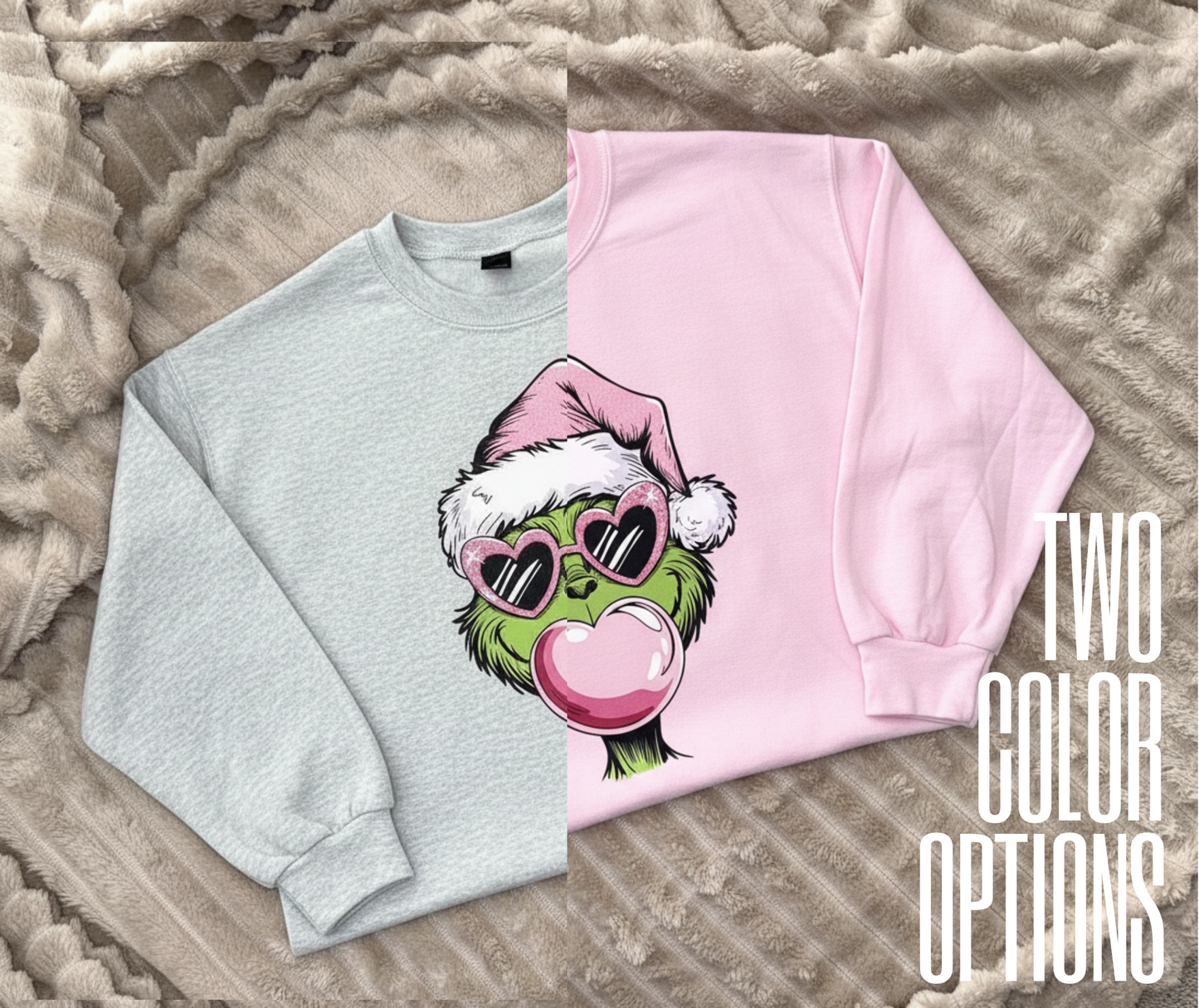 Bubblegum Green Monster Sweatshirt