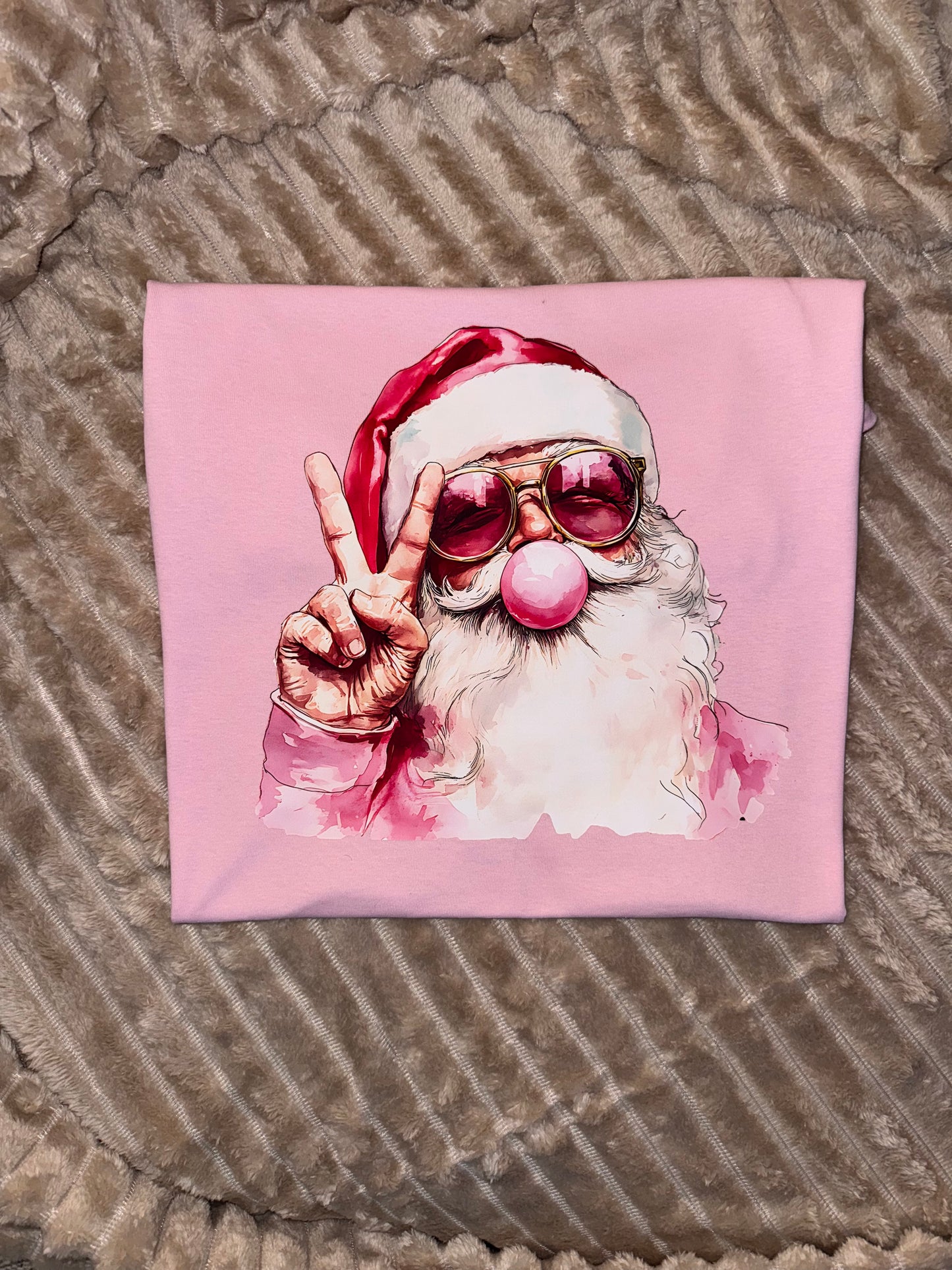 Bubblegum Santa Sweatshirt
