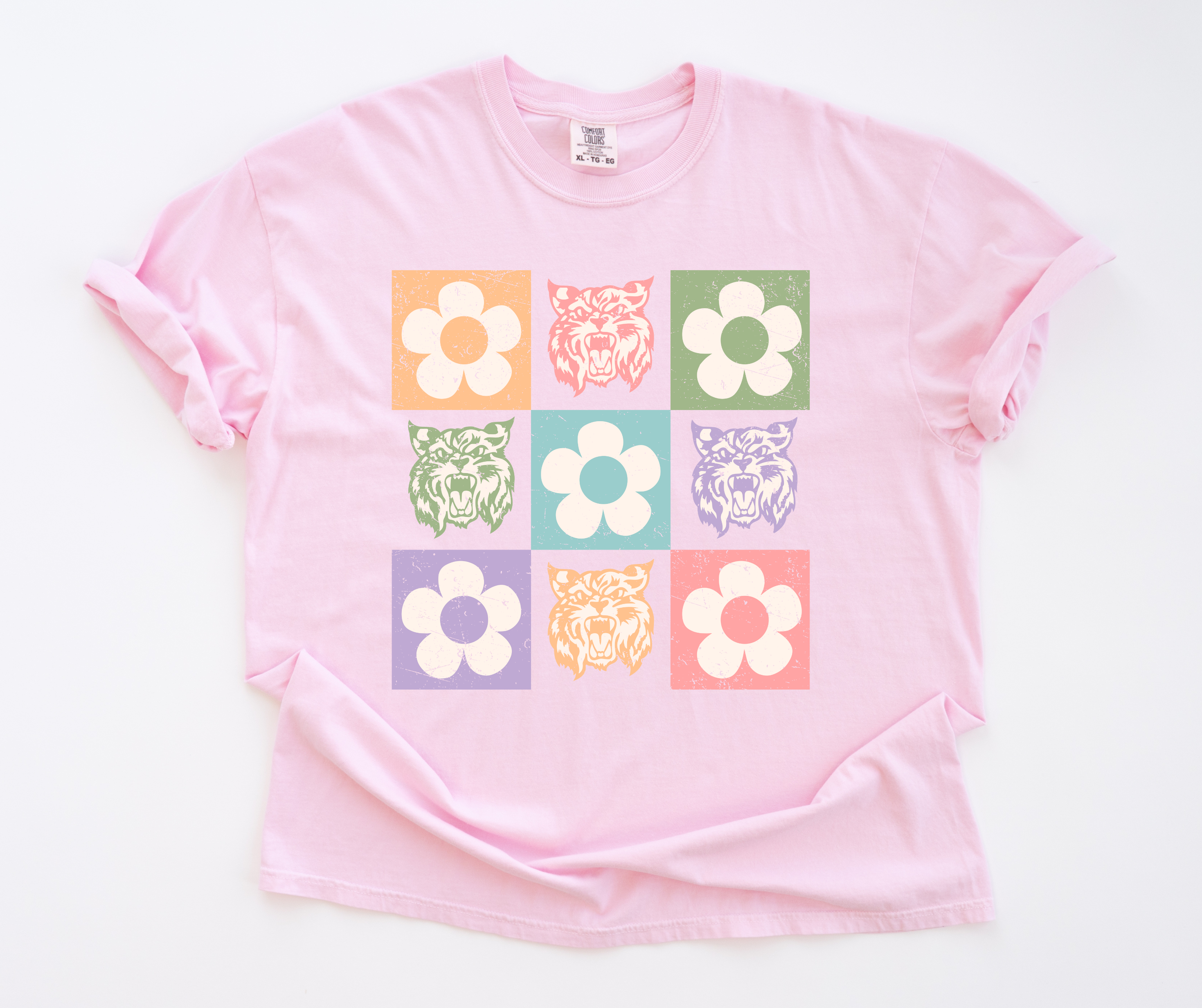 Wildflowers Pink tee
