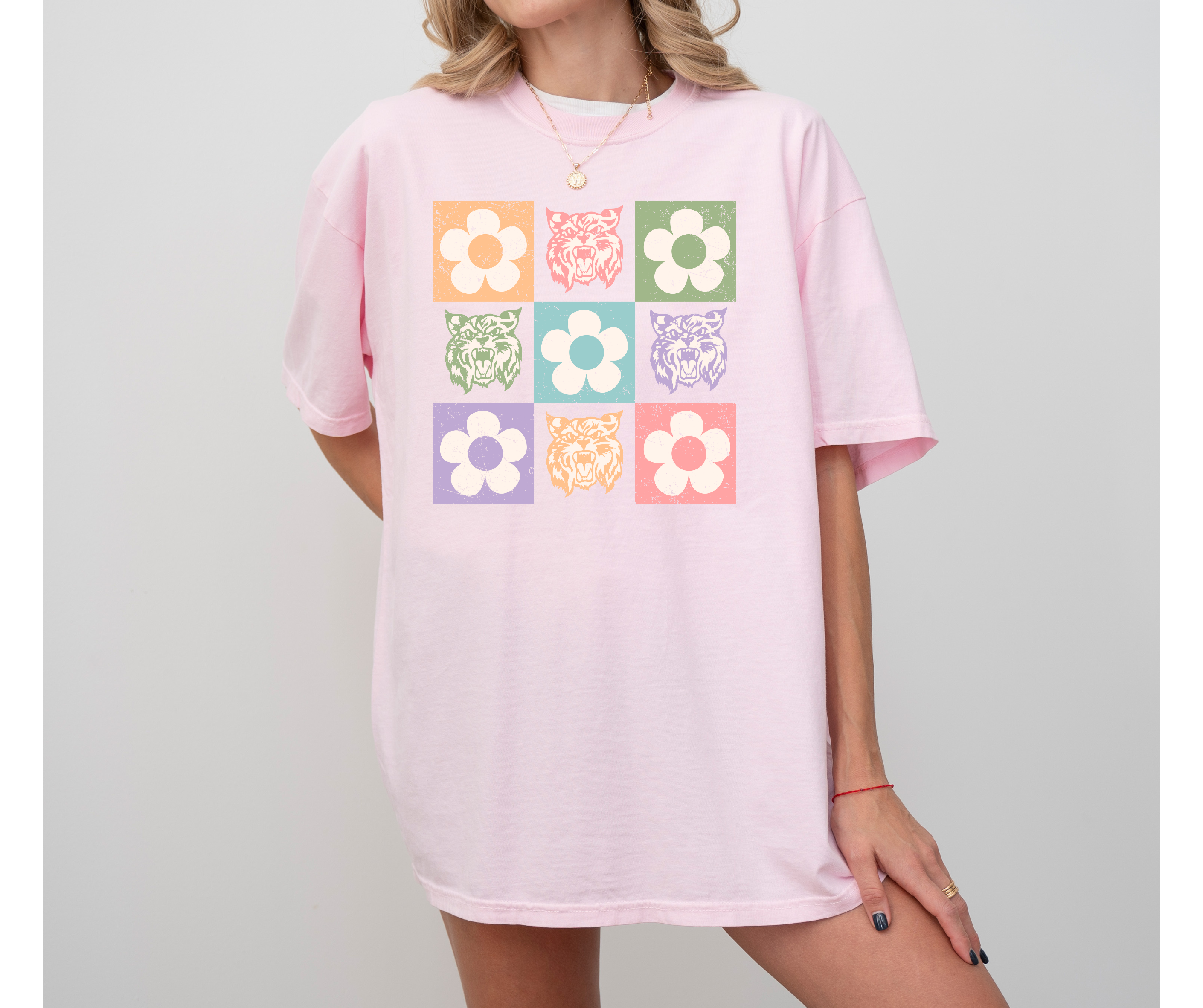 Wildflowers Pink tee