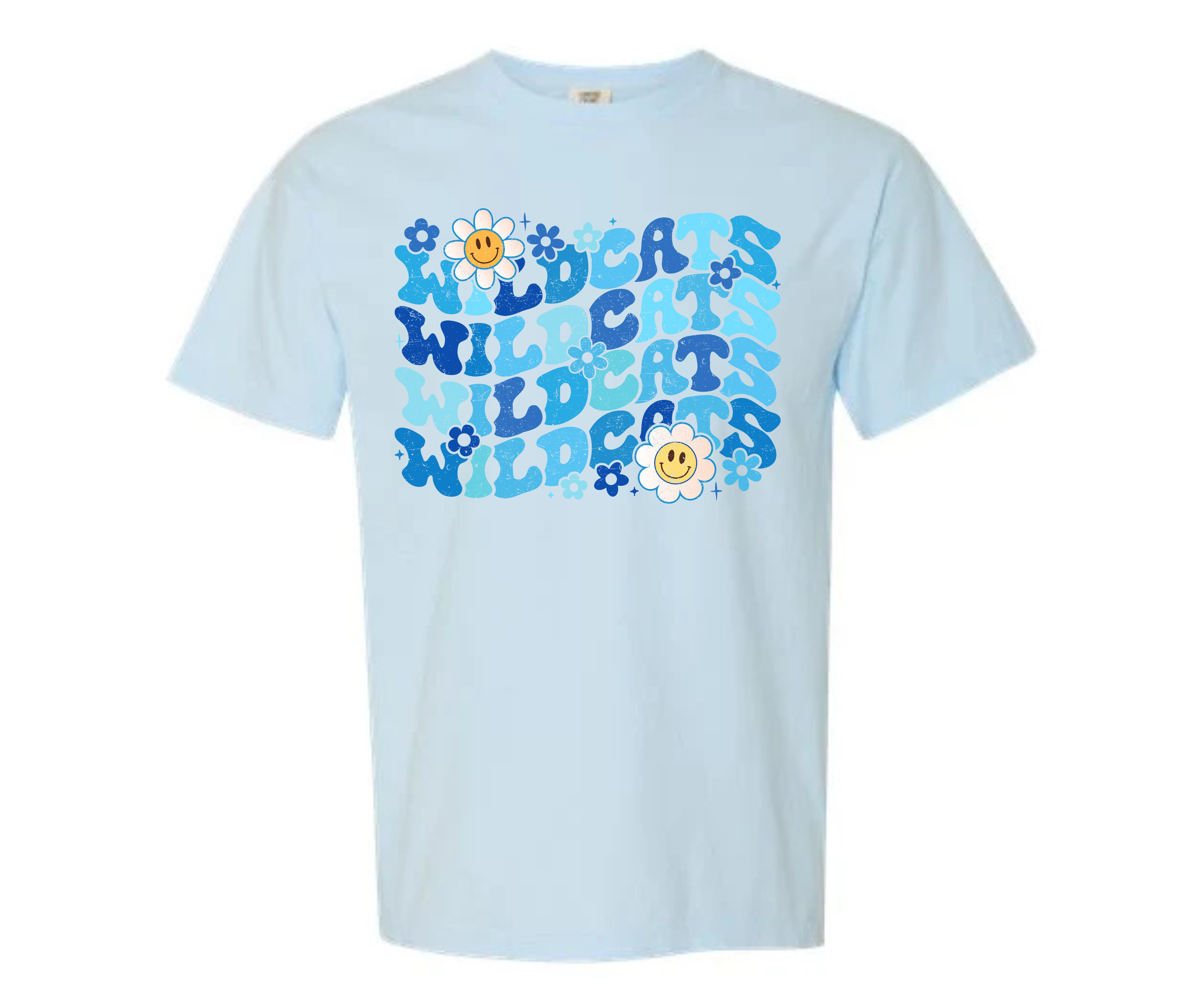 Wildflowers Light Blue tee